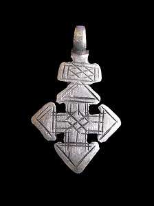 Ethiopian Coptic Cross Orthodox Pendant  Ethiopia African Beads 
