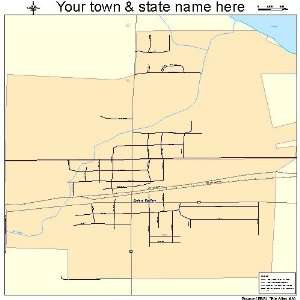  Street & Road Map of Eden Valley, Minnesota MN   Printed 
