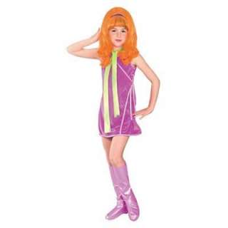 Pink Retro 70’s Go Go Girl Scooby Doo Daphne Child Girl Costume Size 