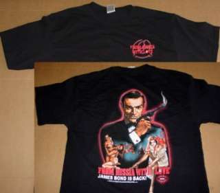   from RUSSIA love 2 sided SHIRT large L sean CONNERY promo 007 spectre