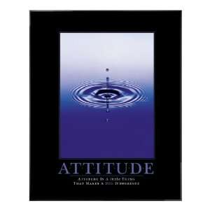  Successories Attitude Drop Motivational Poster Office 