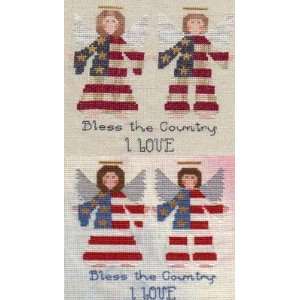  USA Angels   Cross Stitch Pattern: Arts, Crafts & Sewing