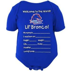   Newborn Welcome to the World Creeper   Royal Blue