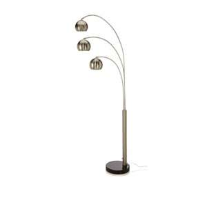   TFA9030 3 Light Triad Arc Floor Lamp, Brushed: Home Improvement