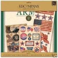 ARMY Military Scrapbook Page Kit 12X12 K & Company 643077670020 