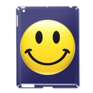  iPad 2 Case Royal Blue of Smiley Face HD: Everything Else