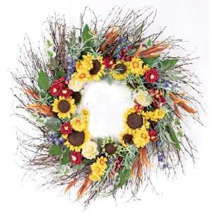  Large Summer Provence Faux Wreath