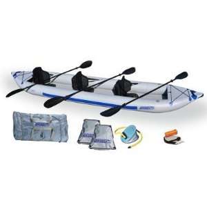  Sea Eagle 465FT 15ft Inflatable 3 Person Kayak Pro Incl 