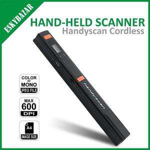 Mini Portable Handyscan Cordless HAND HELD A4 SCANNER  