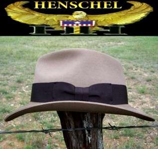 NEW Henschel Hats INDY Outback Lined WOOL Fedora Hat  