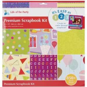   Of The Party Premium Scrapbook Page Kit 12X12 Pad 