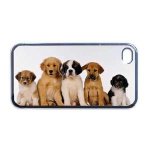  Cute puppies Apple iPhone 4 or 4s Case / Cover Verizon or 