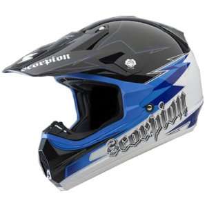  Scorpion Ampt VX 24 Off Road Motorcycle Helmet   Blue 