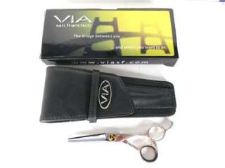 NIB VIA ATOM Crane Salon Shears VAC 500  w/Case Reduced  