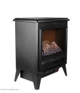   Compact Electric Fireplace With Dual Heat Settings   FREE SHIPPING