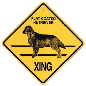  Flat Coated Retriever Xing (Crossing) Sign Everything 