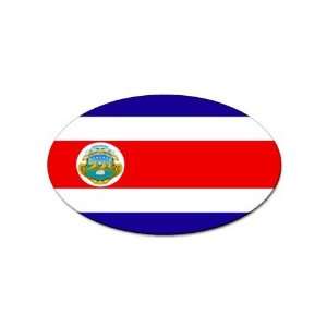  Costa Rica Flag Oval Magnet
