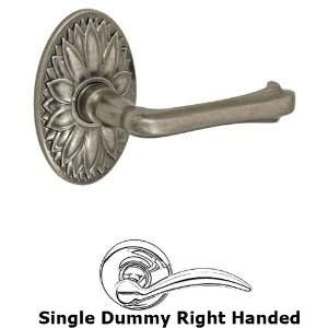 Single dummy claw foot right handed lever with oval floral rosette in