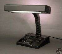 BLACK SunBox Desk Lamp. Full spectrum light for SAD.  