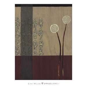  Dandelions I   Poster by Gina Miller (19.75x27.5): Home 
