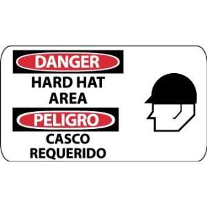  SIGNS DANGER HARD HAT AREA PELIGRO CASCO REQUE: Home 