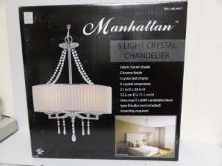   Manhattan Chandelier By Design Solutions International 5 Light Crystal