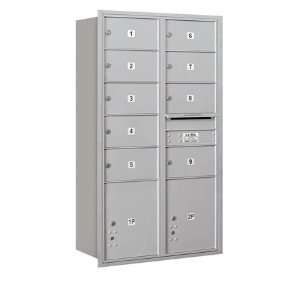 4C Horizontal Mailbox   15 Door High Unit (55 Inches)   Double Column 