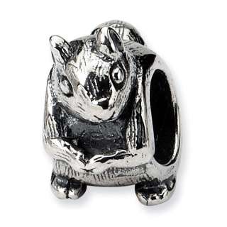 Sterling Silver Reflections Squirrel Bead  