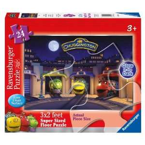   Bedtime 24 Piece Glow In The Dark Floor Puzzle Toys & Games