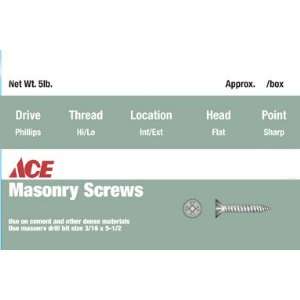  2 each Ace Masonry Screws (586 14X134)
