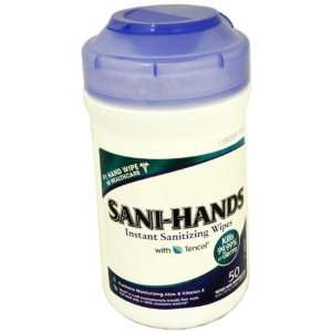  Sani Hands 50 Count Instant Sanitizing Wipes Case Pack 12 