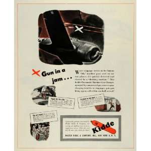  1944 Ad Walter Kidde & Co New York Pneumatic Machine Gun 