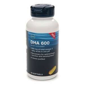  GNC DHA 600, Softgels, 60 ea