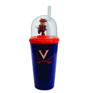  of 2 NCAA Virginia Cavaliers Animated Mascot Childrens Drinking Cups