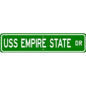  USS EMPIRE STATE AP1001 Street Sign   Navy Ship Sports 