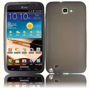 VMG Samsung Galaxy Note Soft Skin Case Cover 2 ITEM COMBO   SMOKE GRAY 