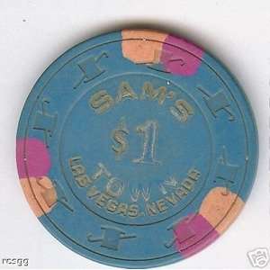  SAMS TOWN LV $ 1.00 CASINO CHIP 