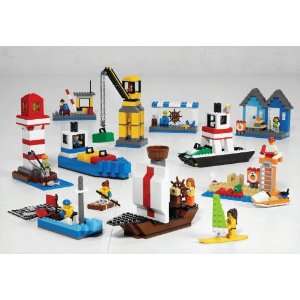  LEGO Harbour Set with 4 Themes, 9 Building Plates and 
