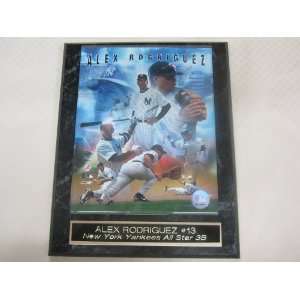  Alex Rodriguez New York Yankees Collector Plaque w/8x10 