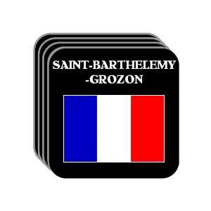  France   SAINT BARTHELEMY GROZON Set of 4 Mini Mousepad 