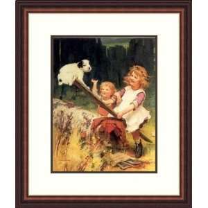 Playing on the See Saw by Arthur John Elsley   Framed 