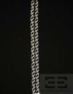 Tiffany & Co. Sterling Silver Double Rope Love Knot Bracelet  