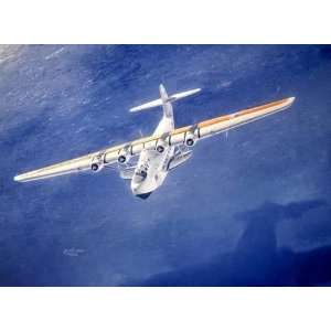  Gerald Asher   Last Clipper From Wake Giclee Canvas