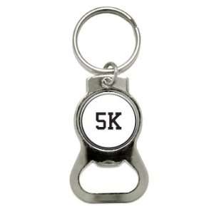  5K Running   Bottle Cap Opener Keychain Ring: Automotive