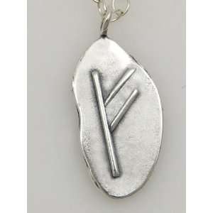  Sterling Silver Runic Symbol for Prosperity Made in 