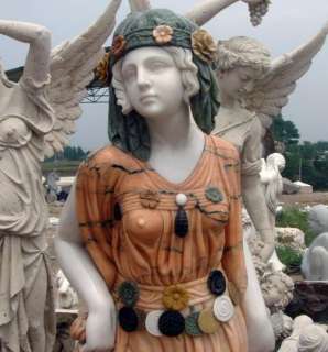 Marble Female Statue, gypsy  