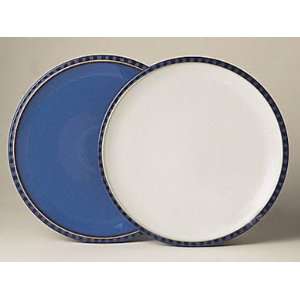  Denby Reflex Salad Plate, Blue Interior/Blue Exterior 