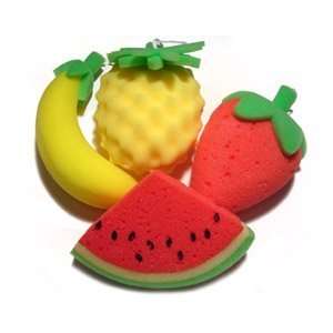  Fruit Bath Sponge Gift Bag: Baby