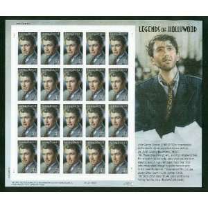   Stewart Legends of Hollywood Collectible Stamp Sheet 