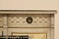 graceful demilune or half round console from about 50 years ago is 